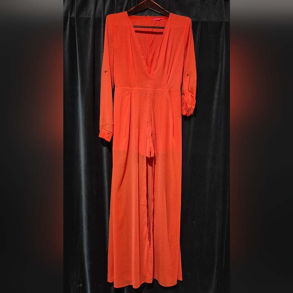 Xtaren Vibrant Orange Dress